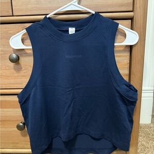 lululemon athletica Deep Blue Muscle Tee